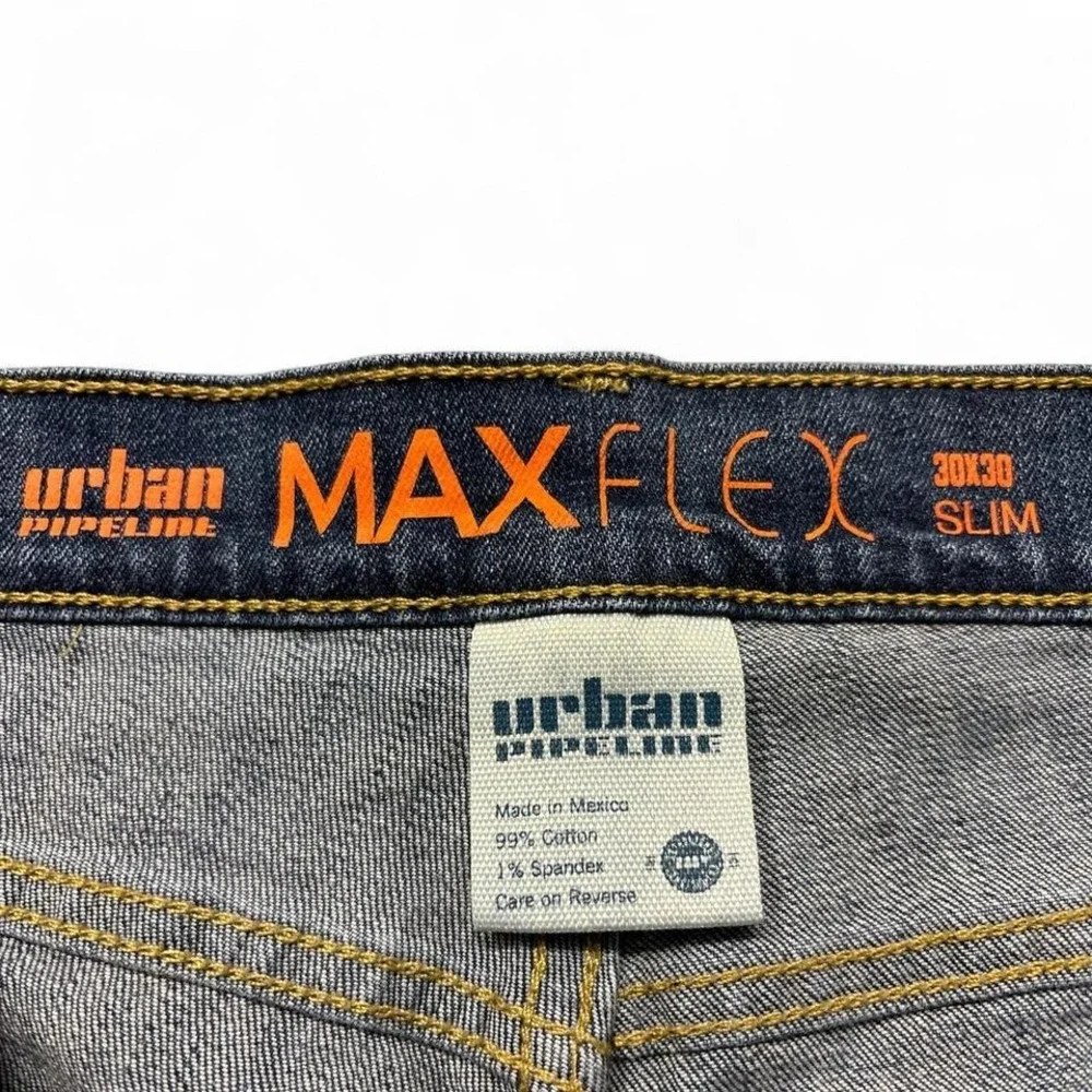 Urban Pipine Max Flex Slim Straight Jeans, Size 30x30 - Picture 6 of 7